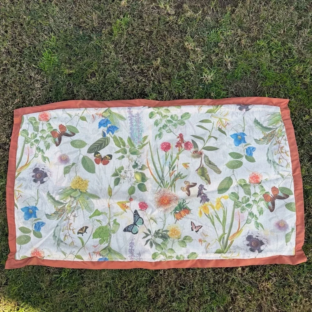 Clarke & Clarke Secret Garden Custom Decorative Pillow Cover Floral Butterflies